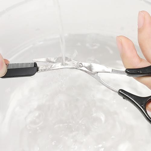 Eyebrow Scissors : Trimmy Schaar voor het Trimmen van de Wenkbrauwen - Zwart in van Pantino