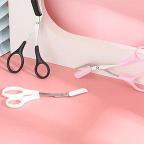 Eyebrow Scissors : Trimmy Schaar voor het Trimmen van de Wenkbrauwen - Zwart in van Pantino