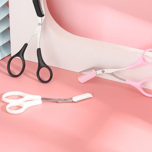 Eyebrow Scissors : Trimmy Schaar voor het Trimmen van de Wenkbrauwen - Zwart in van Pantino