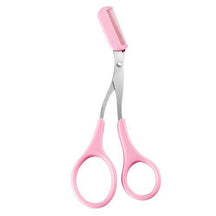 Eyebrow Scissors : Trimmy Schaar voor het Trimmen van de Wenkbrauwen - Zwart in Roze van Pantino