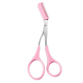 Eyebrow Scissors : Trimmy Schaar voor het Trimmen van de Wenkbrauwen - Zwart in Roze van Pantino