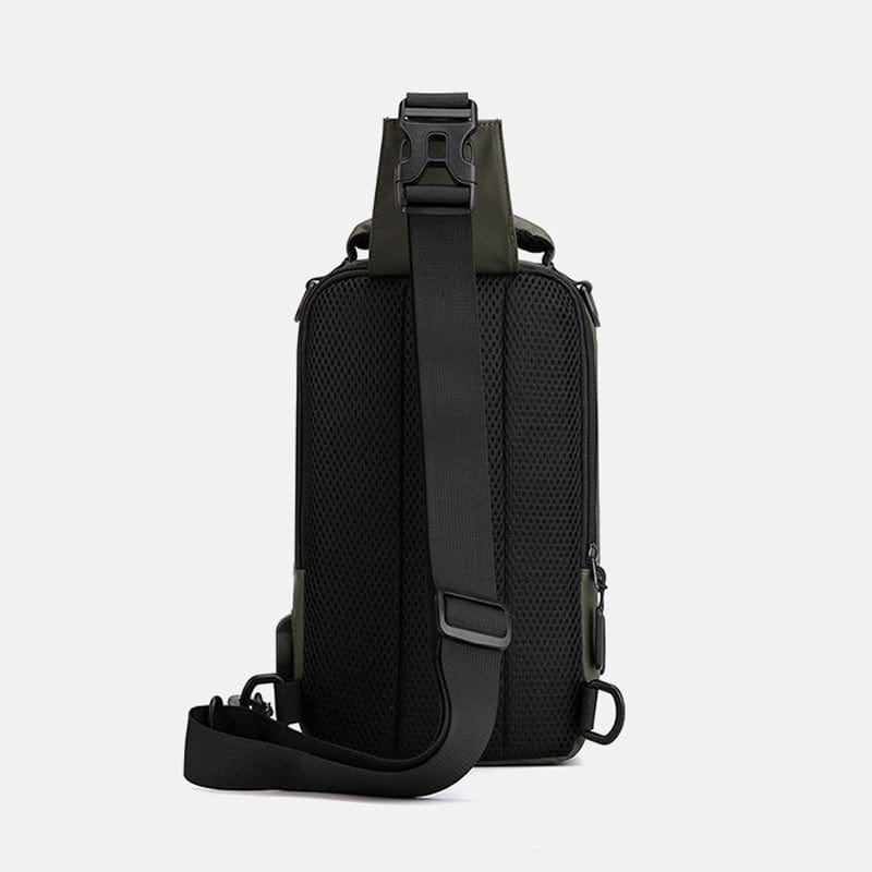 bags : Compacte Rugtas Heren Army Green - Khaki in van Pantino
