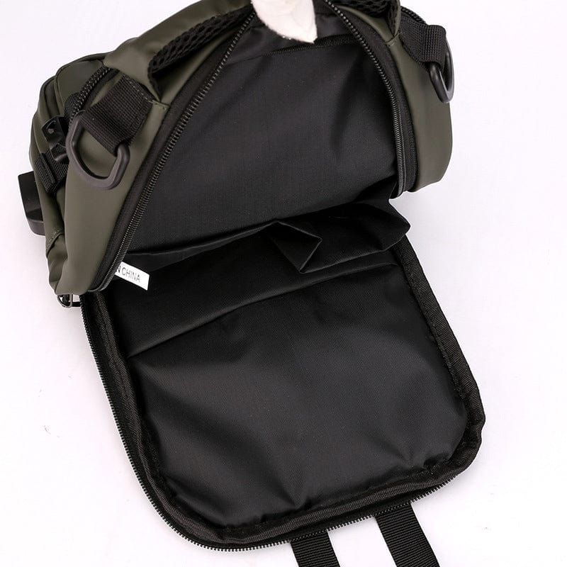 bags : Compacte Rugtas Heren Army Green - Khaki in van Pantino