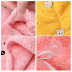 Hair Towel : TurbieTwist - Microvezel Haarhanddoek - Donkerblauw in van Pantino