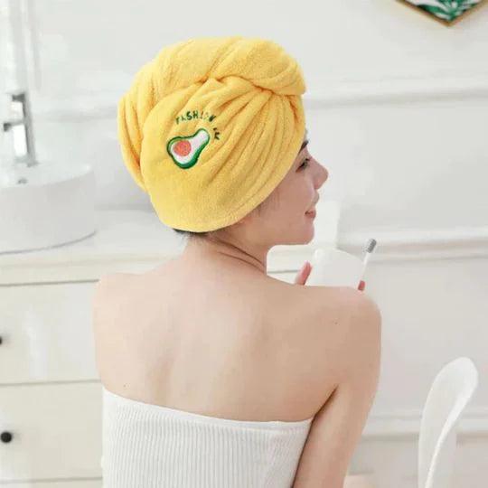 Hair Towel : TurbieTwist - Microvezel Haarhanddoek - Donkerblauw in van Pantino