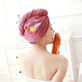Hair Towel : TurbieTwist - Microvezel Haarhanddoek - Donkerblauw in van Pantino