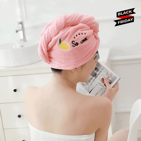 Hair Towel : TurbieTwist - Microvezel Haarhanddoek - Donkerblauw in van Pantino