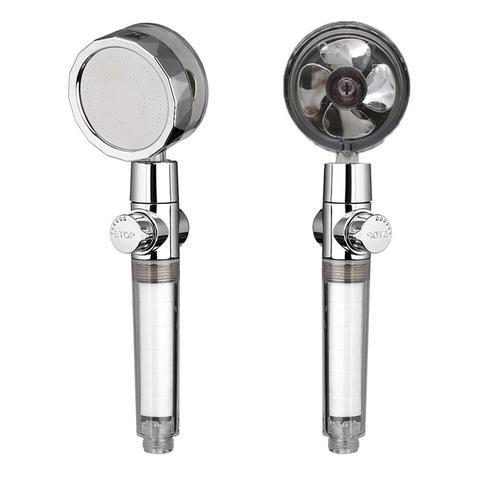 home & garden : Hoge Druk Douchekop - Magische Waterstralen Spa Effect - ABS in Silver van Pantino
