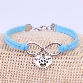 Bracelet : Armband Zwart - Ultieme Beste Vriend voor Onbreekbare Band in Blauw van Pantino