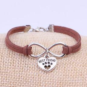 Bracelet : Armband Zwart - Ultieme Beste Vriend voor Onbreekbare Band in Bruin van Pantino
