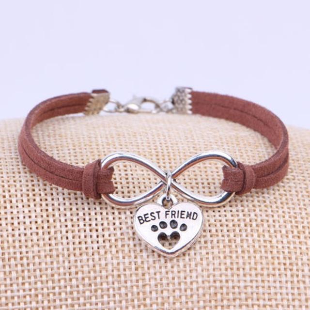 Bracelet : Armband Zwart - Ultieme Beste Vriend voor Onbreekbare Band in Bruin van Pantino