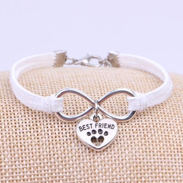 Bracelet : Armband Zwart - Ultieme Beste Vriend voor Onbreekbare Band in Wit van Pantino
