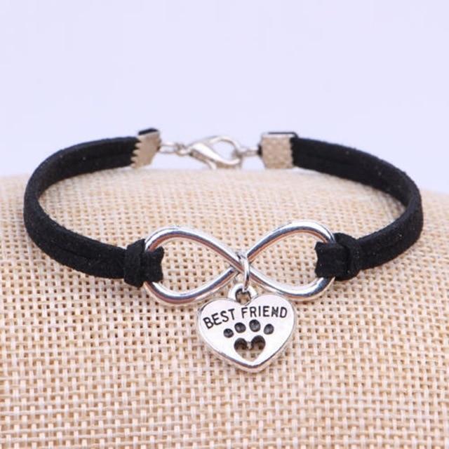 Bracelet : Armband Zwart - Ultieme Beste Vriend voor Onbreekbare Band in Zwart van Pantino