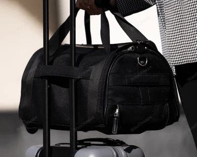 bags : Converteerbare Kledingtas - Bruin Leer - Weekendtas Heren in van Pantino