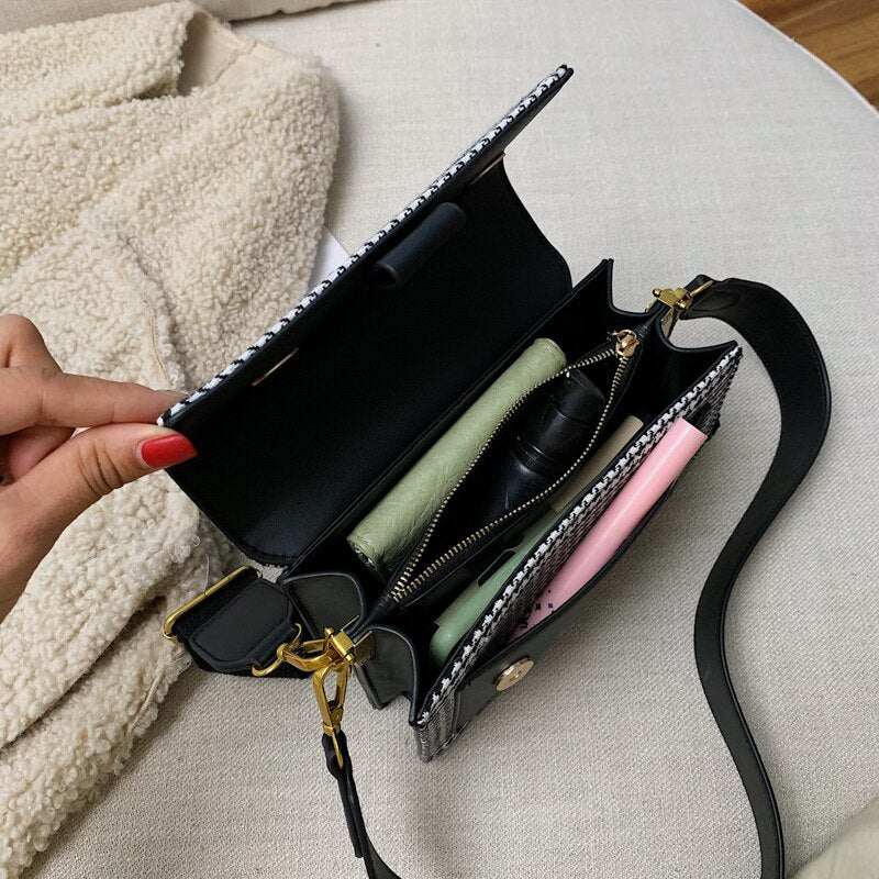 bags : Crossbody Tas Dames - Mini 5cm Imitatieleer Compact - Kunstleer in van Pantino