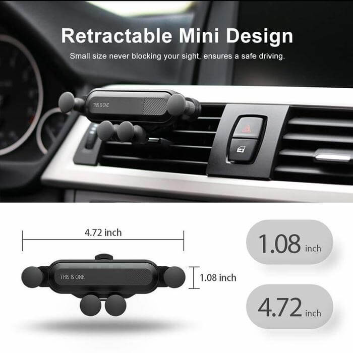 gadgets : Universele Auto-Grip Autotelefoonhouder - Zilver in van Pantino