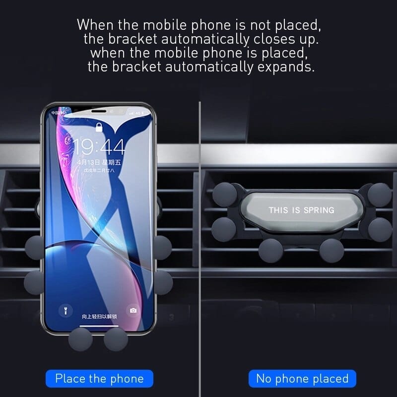 gadgets : Universele Auto-Grip Autotelefoonhouder - Zilver in van Pantino