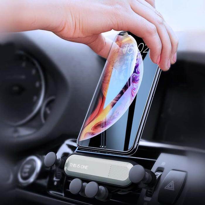 gadgets : Universele Auto-Grip Autotelefoonhouder - Zilver in Zilver van Pantino