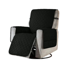 home & garden : Universele Fauteuil Hoes - Zachte Stoelbescherming Universeel - Microvezel in Zwart van Pantino