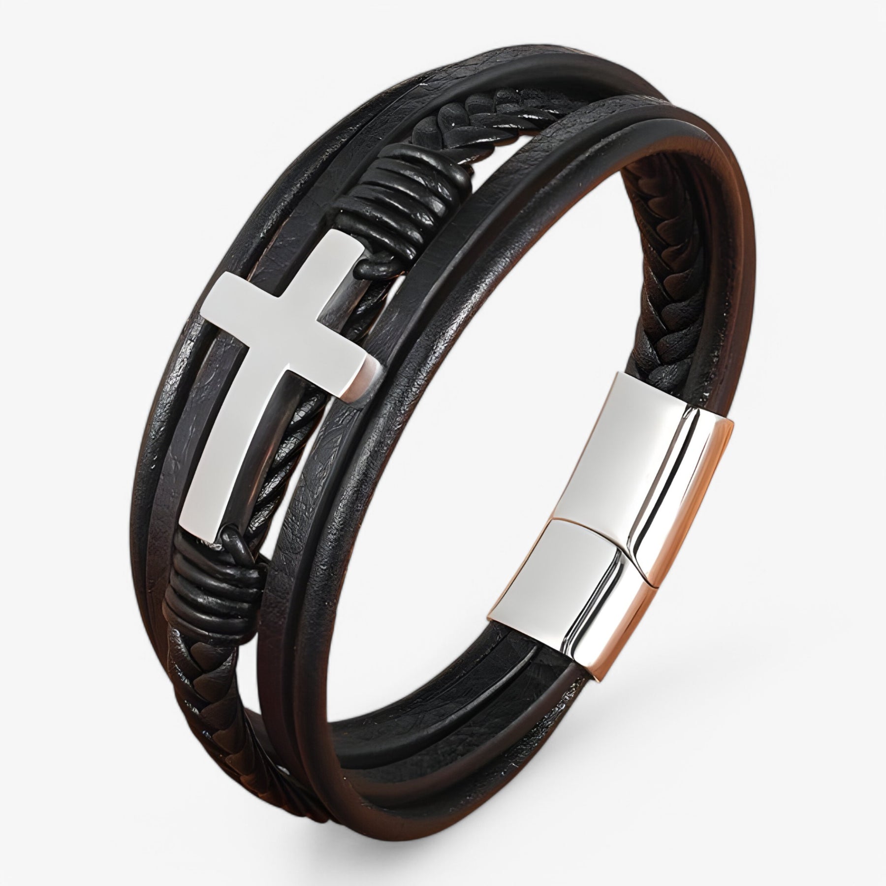 Bracelet : Armband Goud - Stalen Sterkte Roestvrij Staal in Zilver van Pantino