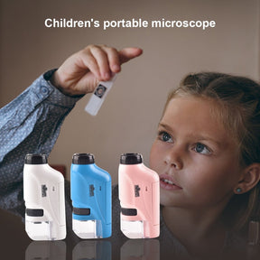 gadgets : PocketScope - Moedig Nieuwsgierigheid aan met de Draagbare Microscoop voor Jonge Ontdekkingsreizigers - Wit in van Pantino