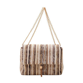 bags : Regenboog Schoudertas - Khaki in Khaki van Pantino