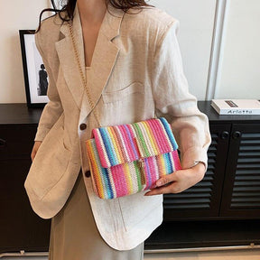 bags : Regenboog Schoudertas - Khaki in van Pantino