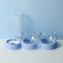 pets : 3-in-1 Karl Kattenvoerbak Praktische Jouw - Donkerblauw in Blauw van Pantino