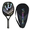Padelbat i 100 % carbonfiber, 320 g, letvægt – ru overflade, EVA-skumkerne, for ekstra greb