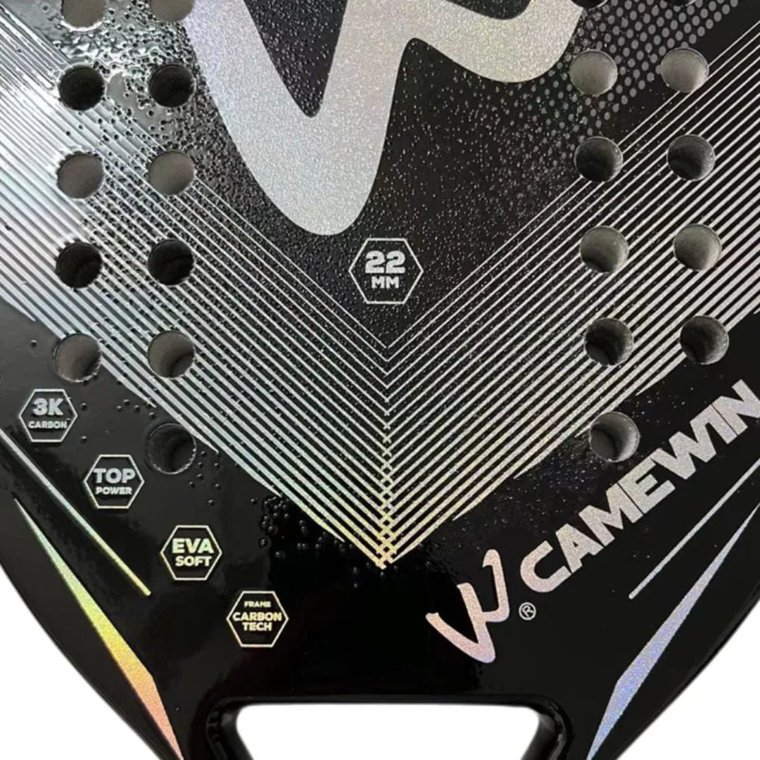 other : Padelracket 100% Carbonfiber 320g Lichtgewicht - Ruw Oppervlak EVA-Schuim Kern voor Extra Grip in van Pantino