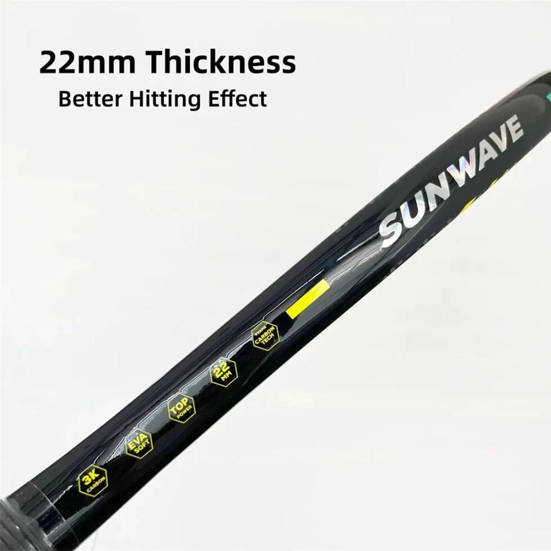 outdoor equipment : Padelracket 100% Carbon 320g - Ruw Oppervlak EVA-Schuim Kern - Roze Blauw voor Extra Grip in van Pantino