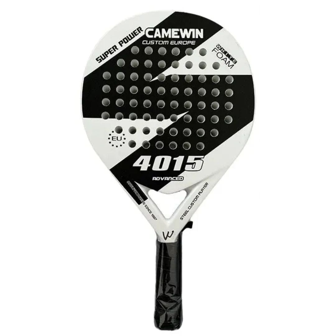 outdoor equipment : Padelracket Carbon Glasvezel 360g - EVA-Schuim inclusief Tas 3 Kleuren in Wit van Pantino