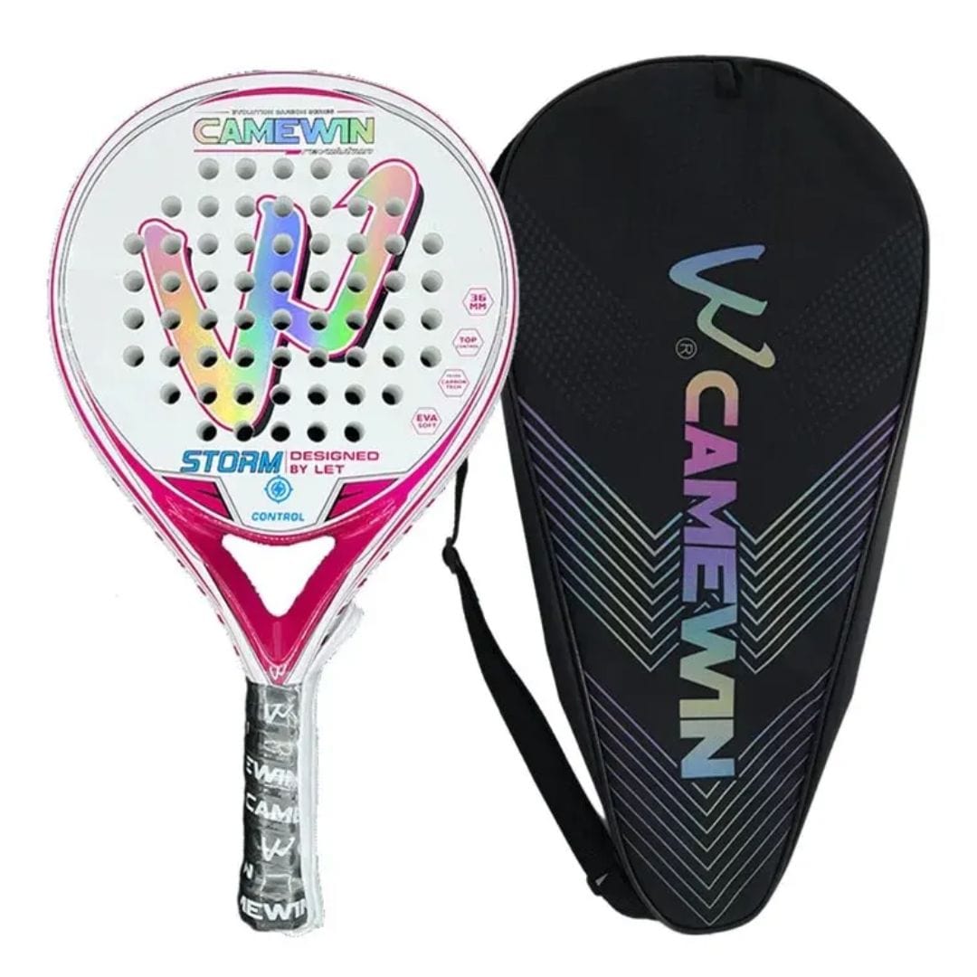 other : Padelracket Carbon Composiet 360g - EVA-Schuim Kern inclusief Padeltas Duurzaam Precisie Balans in van Pantino