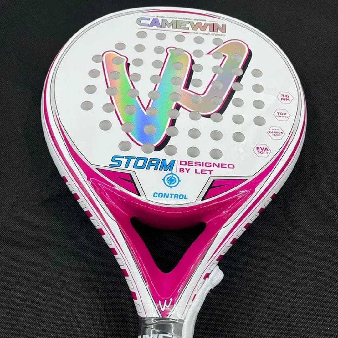 other : Padelracket Carbon Composiet 360g - EVA-Schuim Kern inclusief Padeltas Duurzaam Precisie Balans in van Pantino