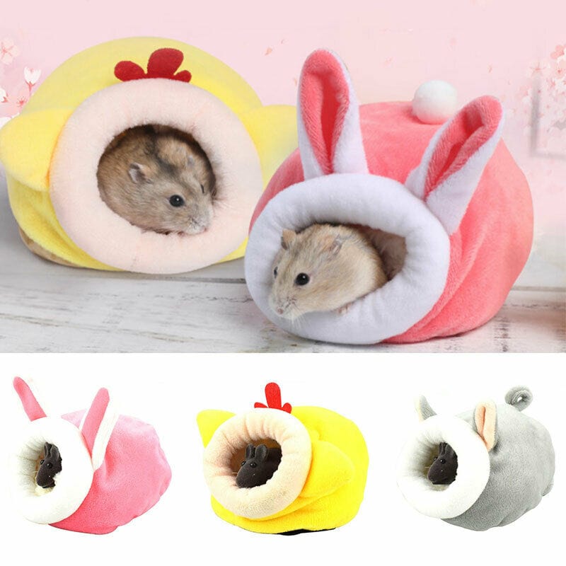 pets : Hetty Hamster Huisje - De Schattigste Slaapplek voor Jouw Hamster - Roze in van Pantino
