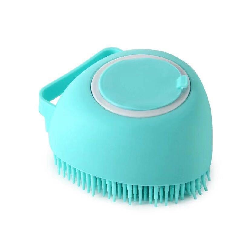 pets : Hondenborstel voor Onder de Douche - Een Heerlijke Massage - Hartje Blauw in van Pantino