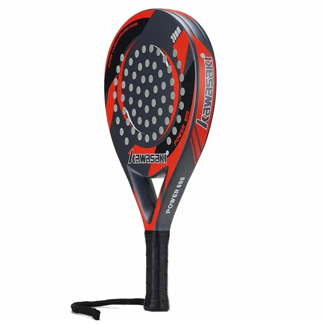 outdoor equipment : Padelracket Kawasaki 3K Carbon 365g - EVA-Schuim inclusief Hoes 4 Varianten in van Pantino