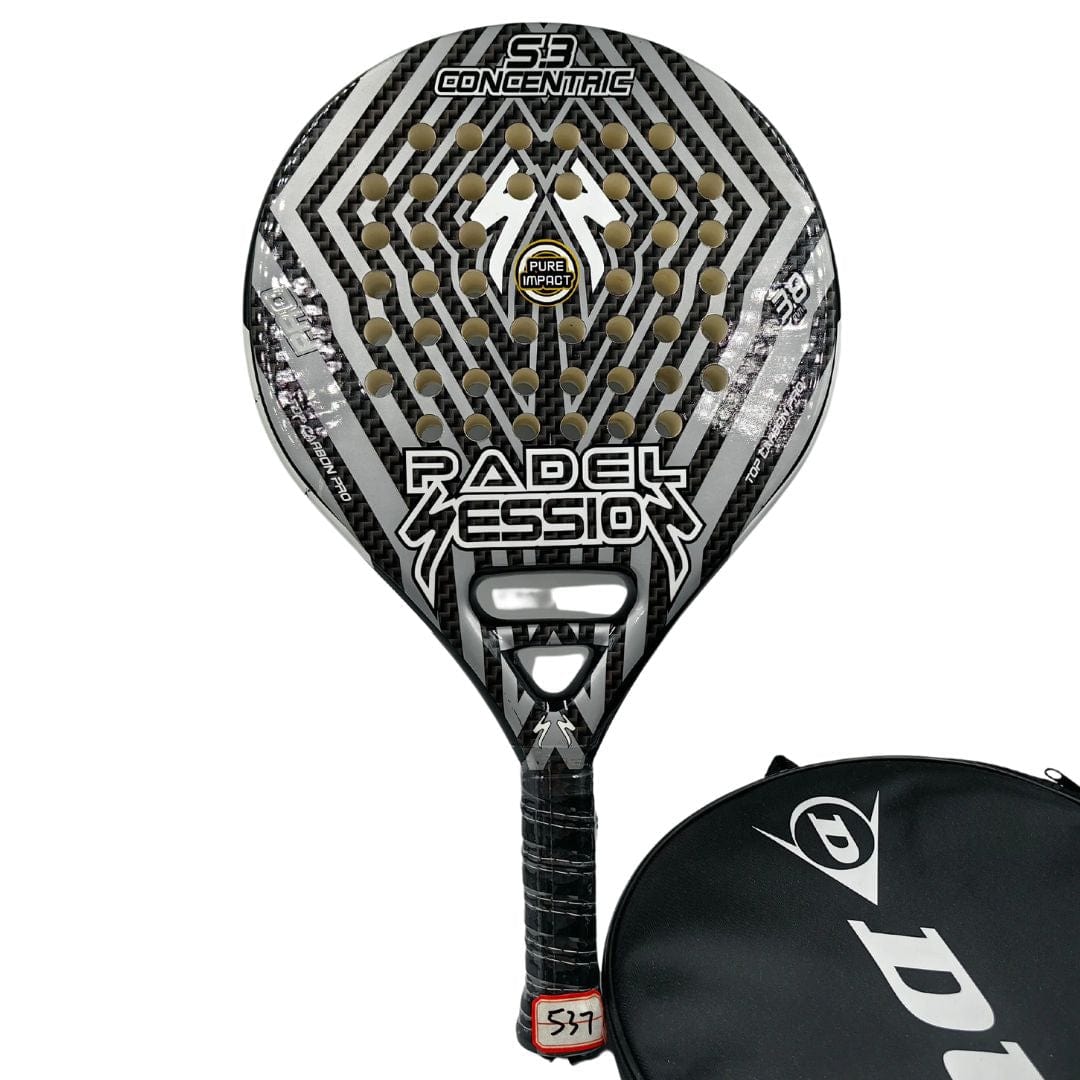 other : Padelracket Carbon Heren Dames - EVA-Schuim Kern inclusief Opbergtas 6 Kleuren Wit Rood Blauw Geel in Grjis van Pantino