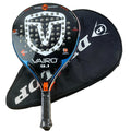 Racchetta da padel in carbonio per uomo e donna - nucleo in schiuma EVA, inclusa custodia, 6 colori: bianco, rosso, blu, giallo