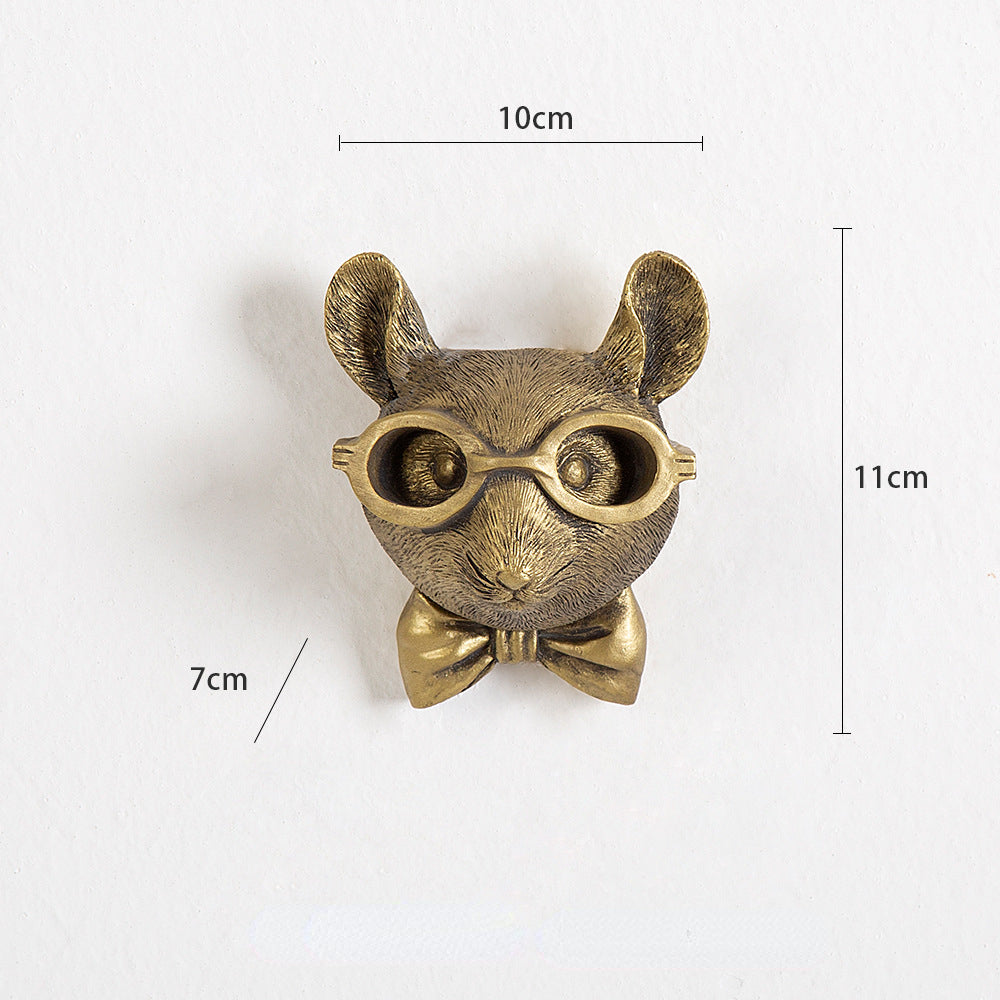 home & garden : Wanddecoratie Hertenkop 'Frankie' - Realistisch Kunsthars Wandornament in Rat van Pantino