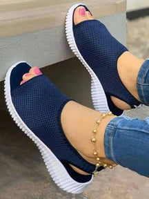 Sandals : Sandalen Dames Blauw - Stijlvolle Scandinavische - Perfect voor die van Minimalistische Mode Houden in Blauw van Pantino