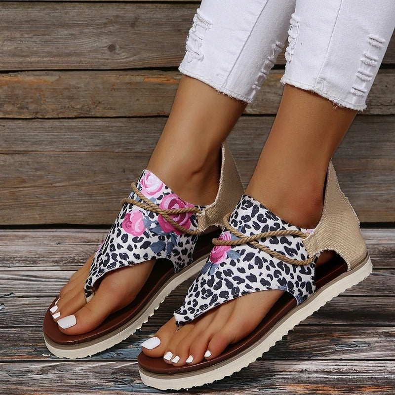 Sandals : Dames Sandalen - Ergonomische Orthopedische Schoenen voor Maximale Comfort in Wit Zwart van Pantino
