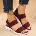 Sandalias para Damas Rojas - Espadrilles Hechas a Mano