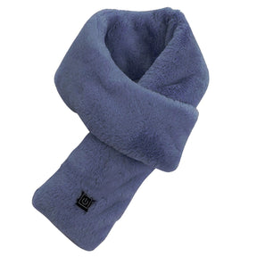 Heated Scarf : Verwarmde Sjaal Zwart - Knusse Warmte Hals Winter - Fleece in van Pantino