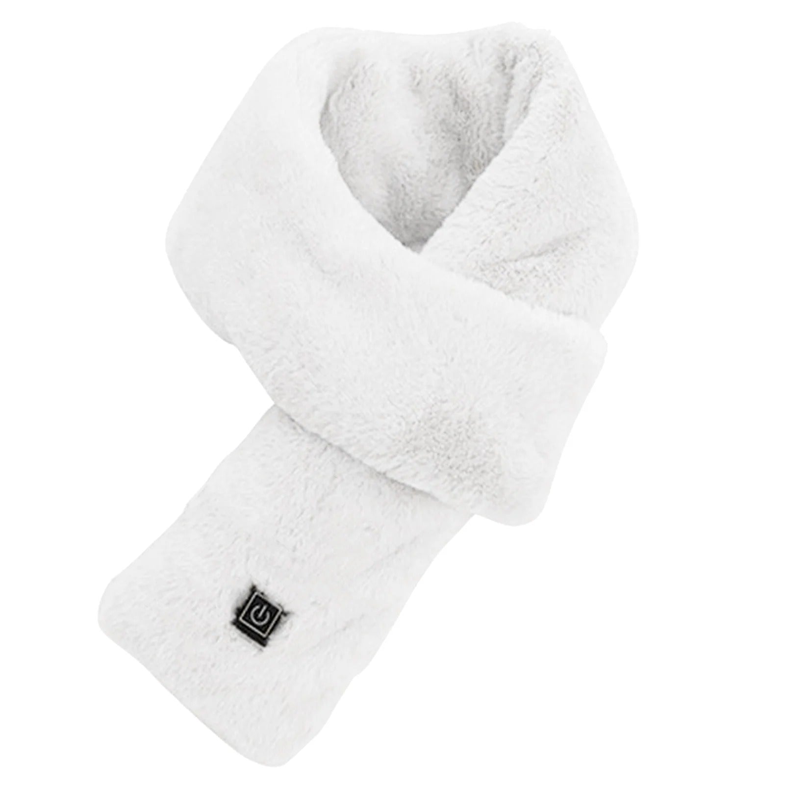 Heated Scarf : Verwarmde Sjaal Zwart - Knusse Warmte Hals Winter - Fleece in van Pantino