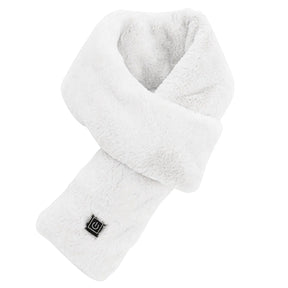 Heated Scarf : Verwarmde Sjaal Zwart - Knusse Warmte Hals Winter - Fleece in van Pantino