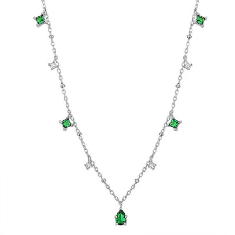 Necklace : Ketting Goud - Crystal Emily in Zilver van Pantino