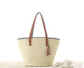 Sac à main vert - Tressé décontracté