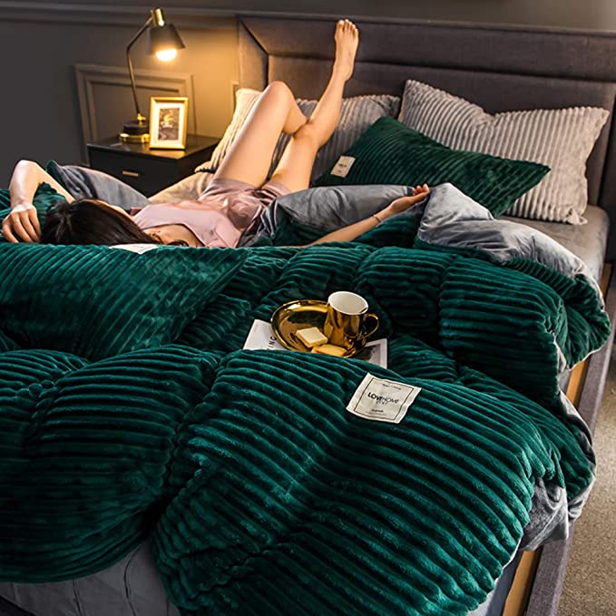 Heren winterdekbed warm en zacht van microvezel, alle maten