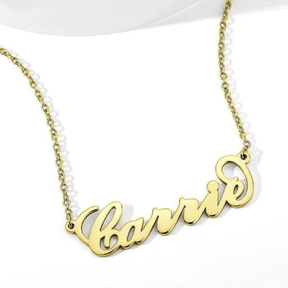 Necklace : Ketting Goud - Elegante Klassiek Naamketting in van Pantino
